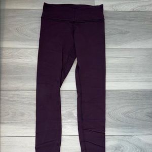 lululemon wunder under mid rise 28” tight luon
